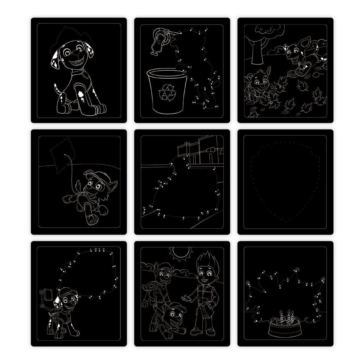 Paw Patrol - Scratch Art Pad - Marshall - Melissa & Doug