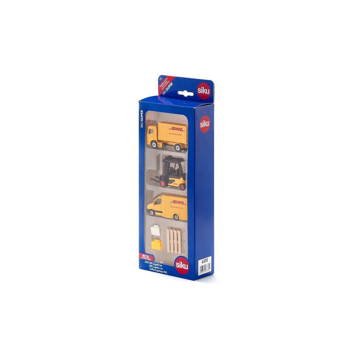 Siku - DHL Logistics 3 Vehicle And Accessories Playset