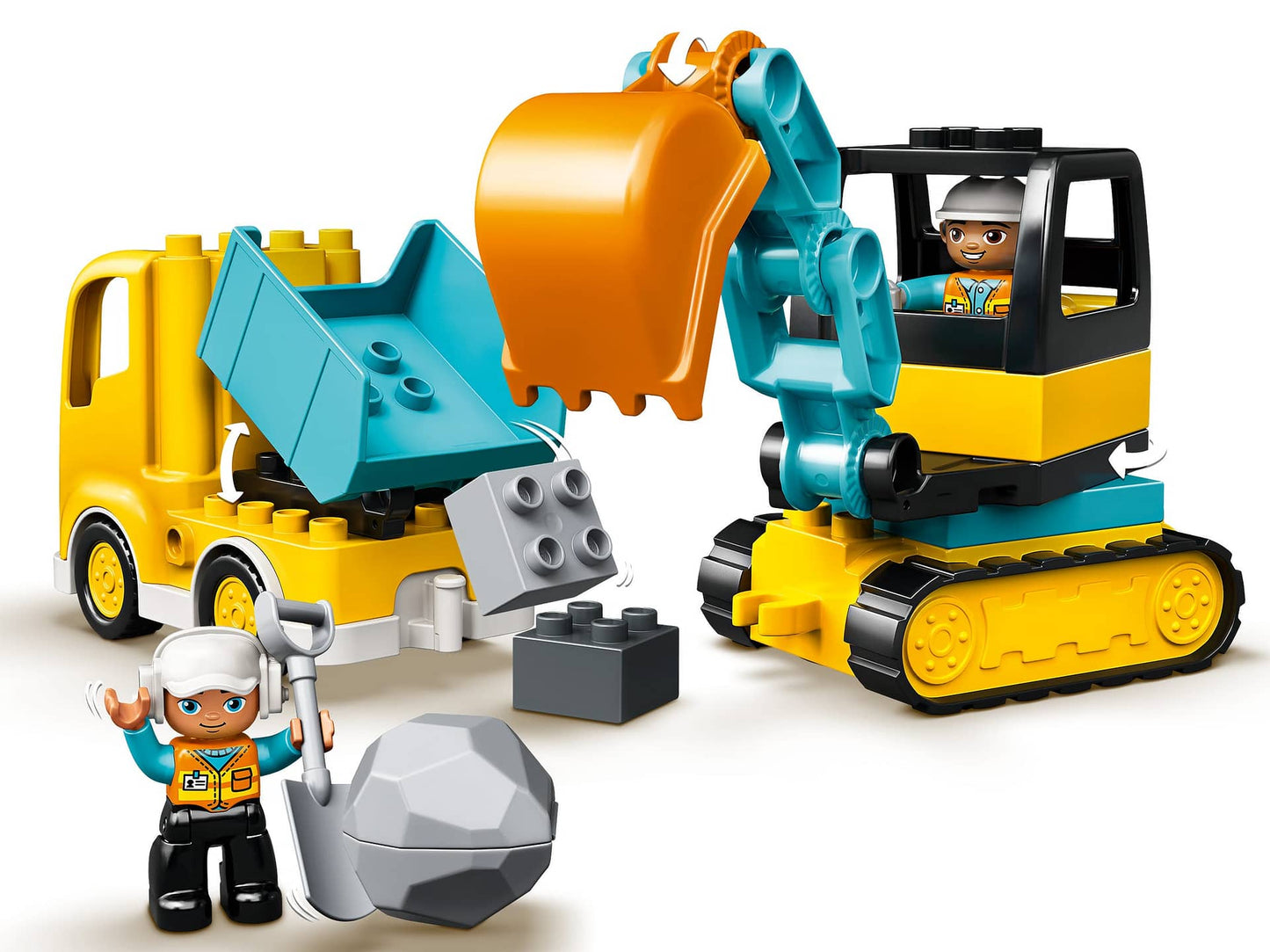 LEGO 10931 Truck & Tracked Excavator - DUPLO