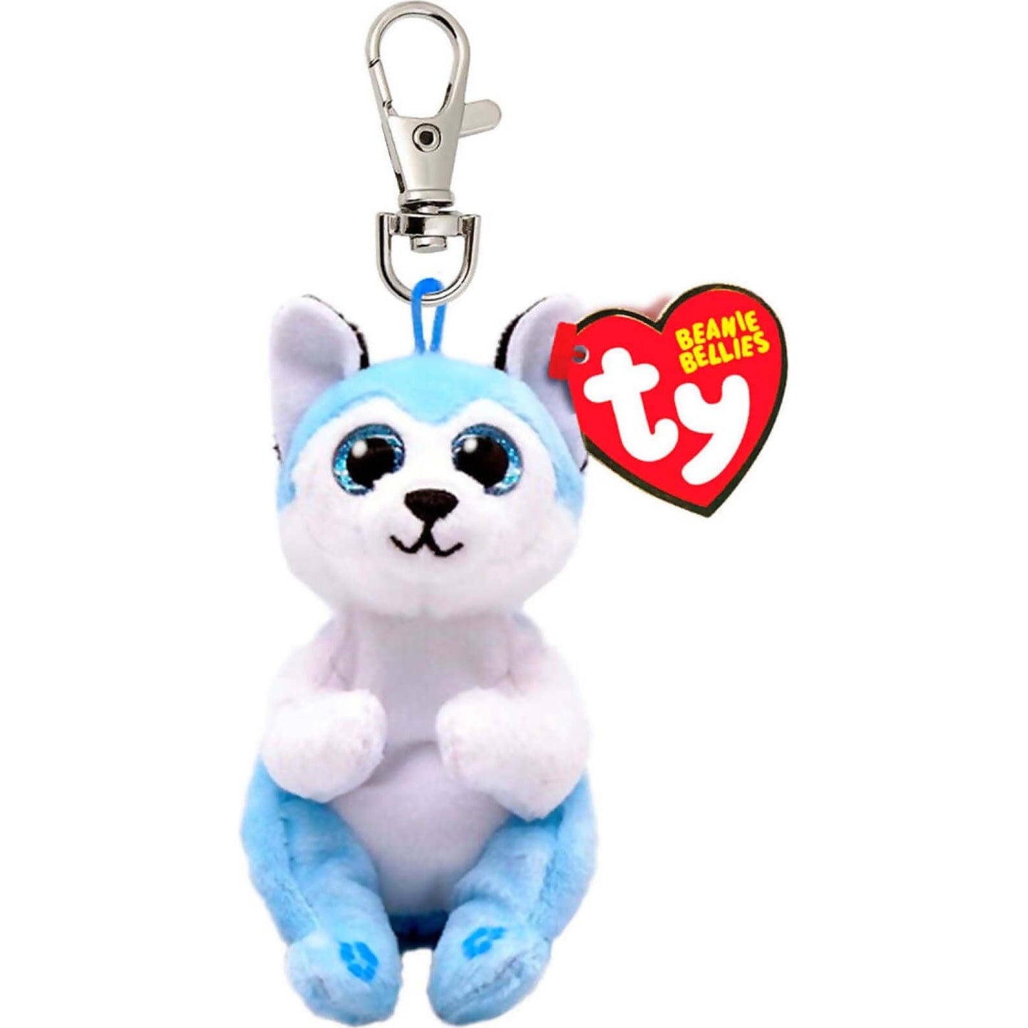 Ty - Beanie Bellies Clip - Thunder Blue Husky