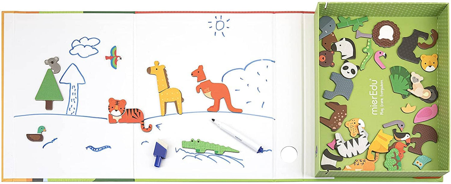 mierEdu - Magnetic Art Case Animal World