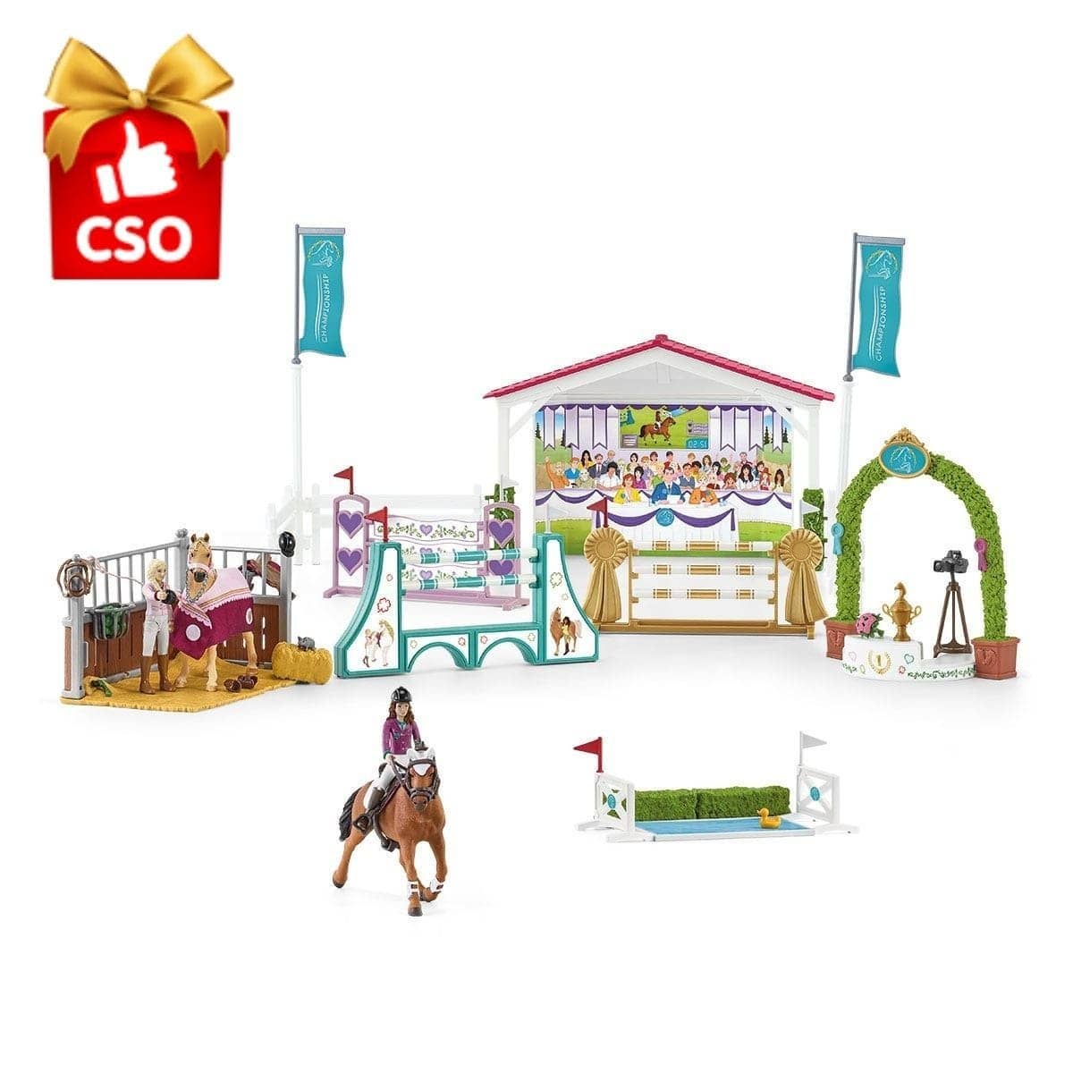 Schleich - Friendship Horse Tournament Animal Playset