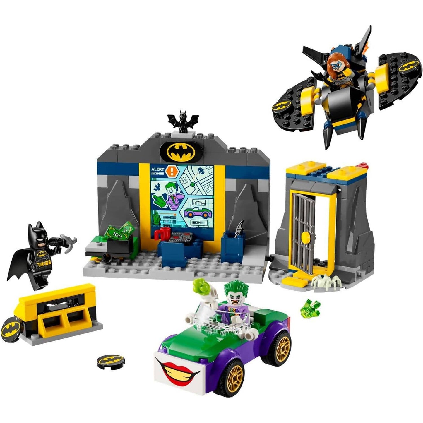 LEGO 76272 The Batcave with Batman Batgirl and The Joker - DC Super Heroes 4+