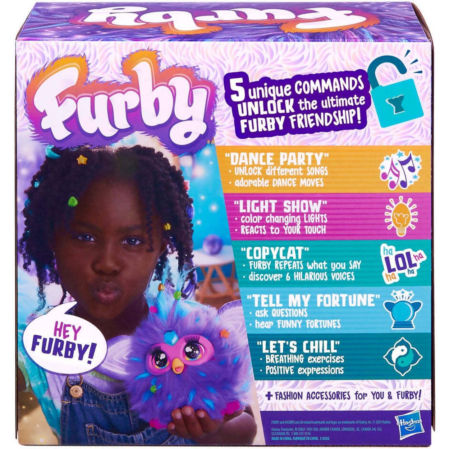 Furby Purple Interactive Toy Plush - Hasbro