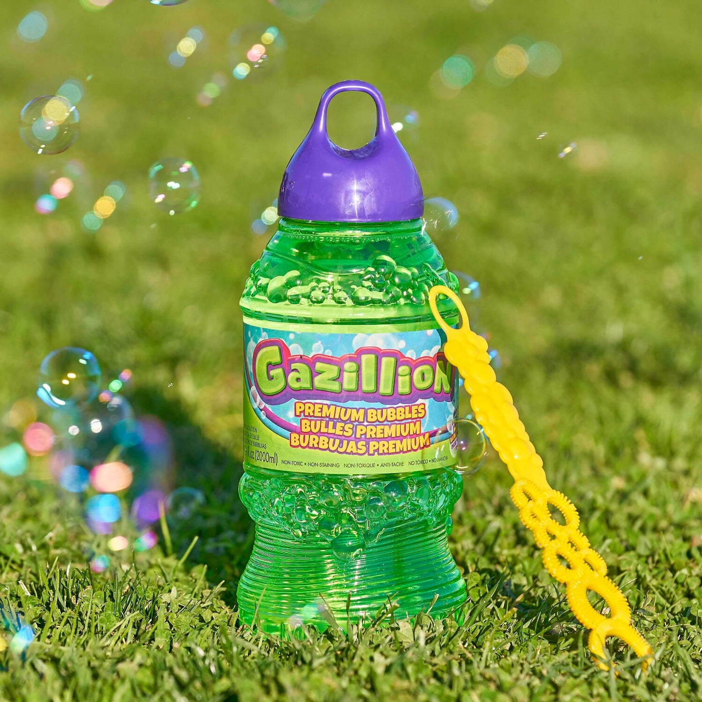 Gazillion - Bubbles - Green Bubble Solution 2Ltr