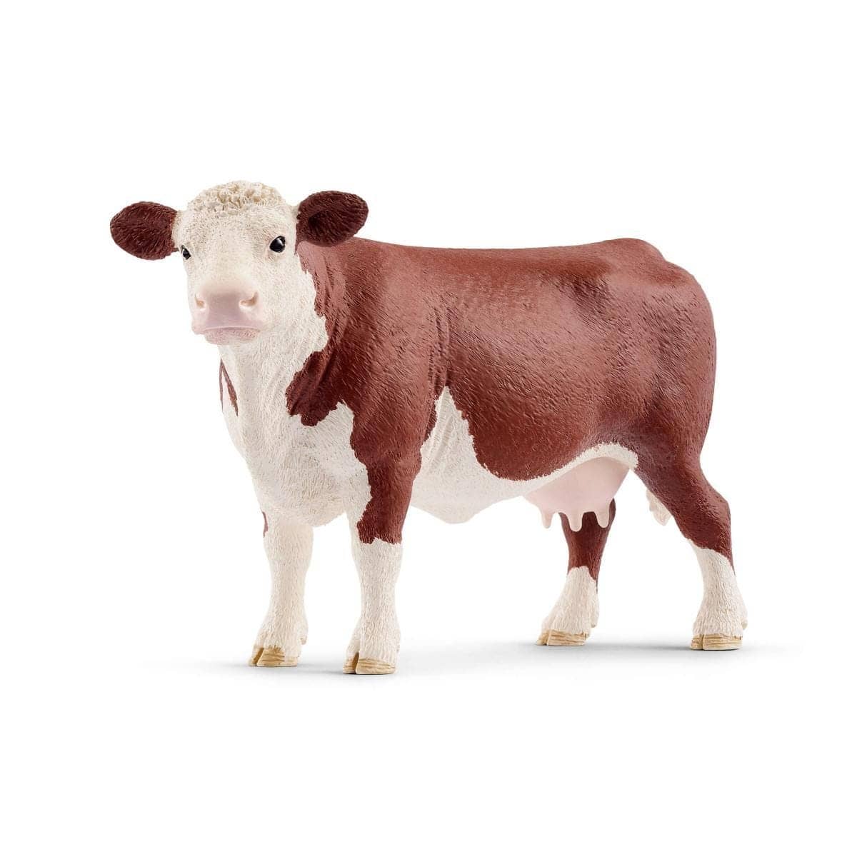 Schleich - Hereford Cow Farm World Animal Figurine