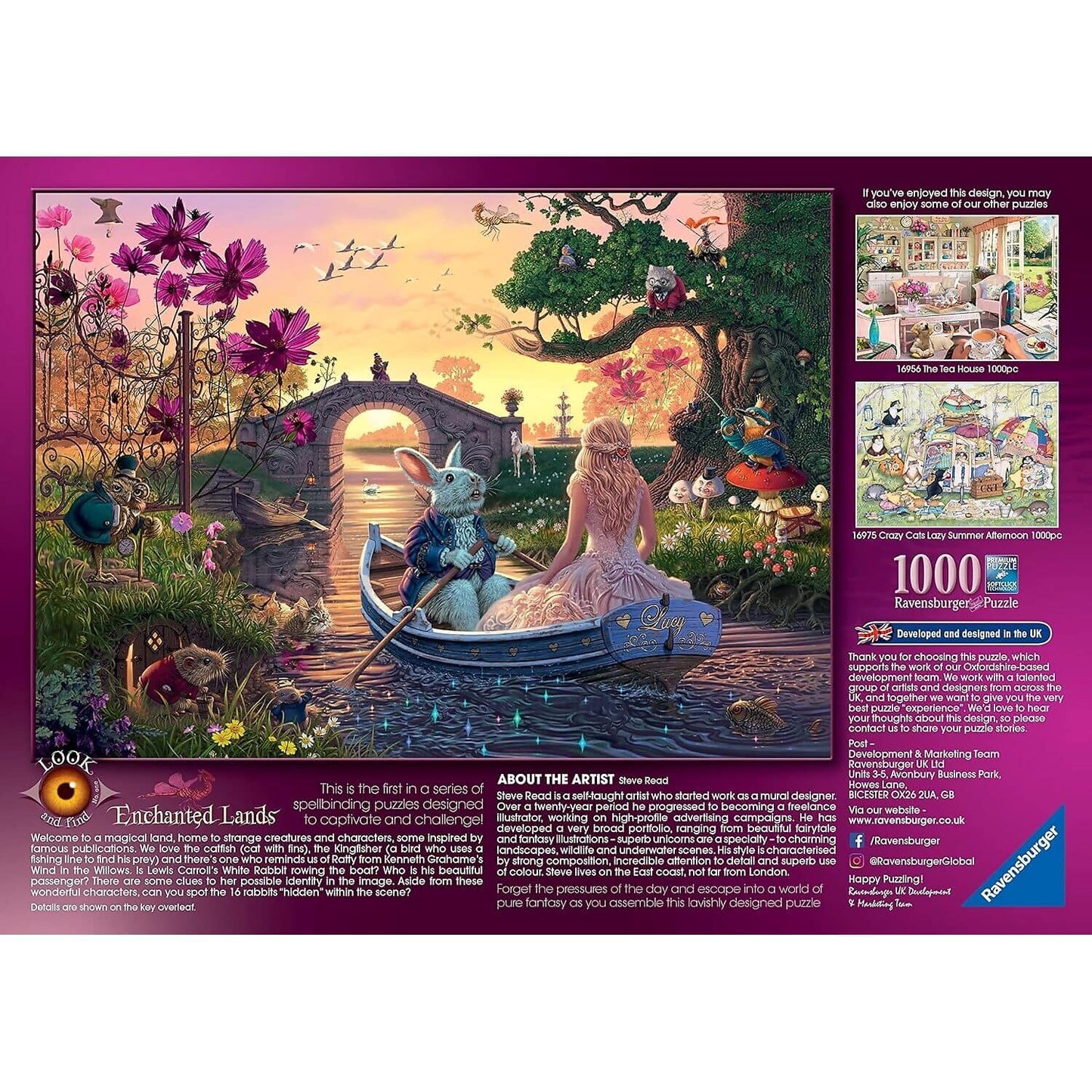 Ravensburger - Enchant Lands Look & Find Jigsaw Puzzle 1000 Pieces