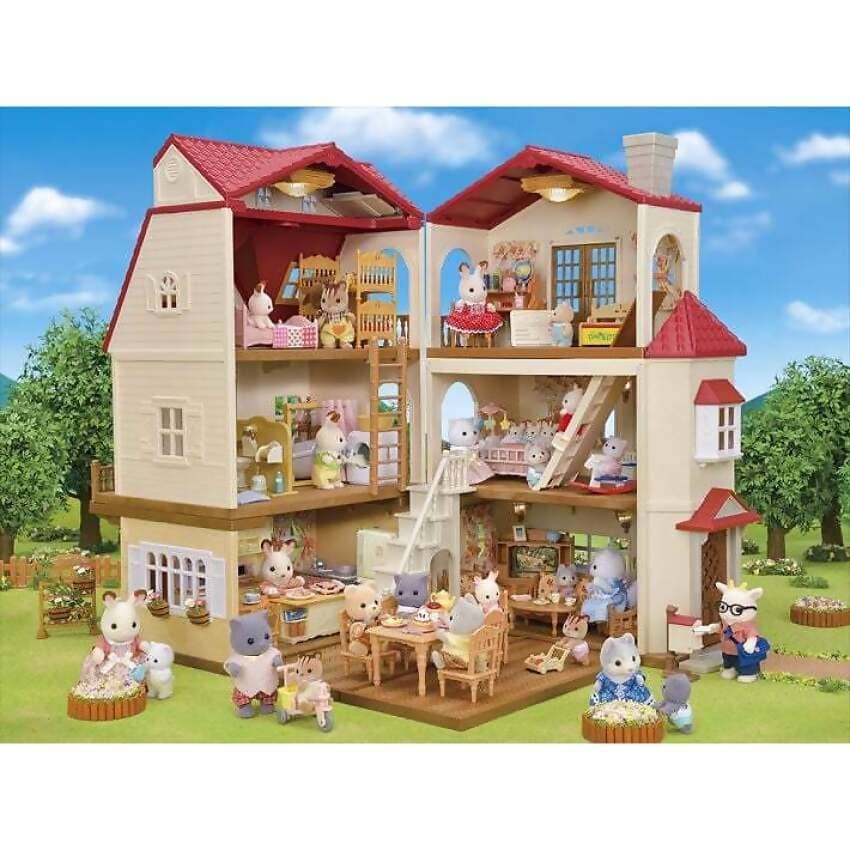 Sylvanian Families - Red Roof Country Home Secret Attic Playroom