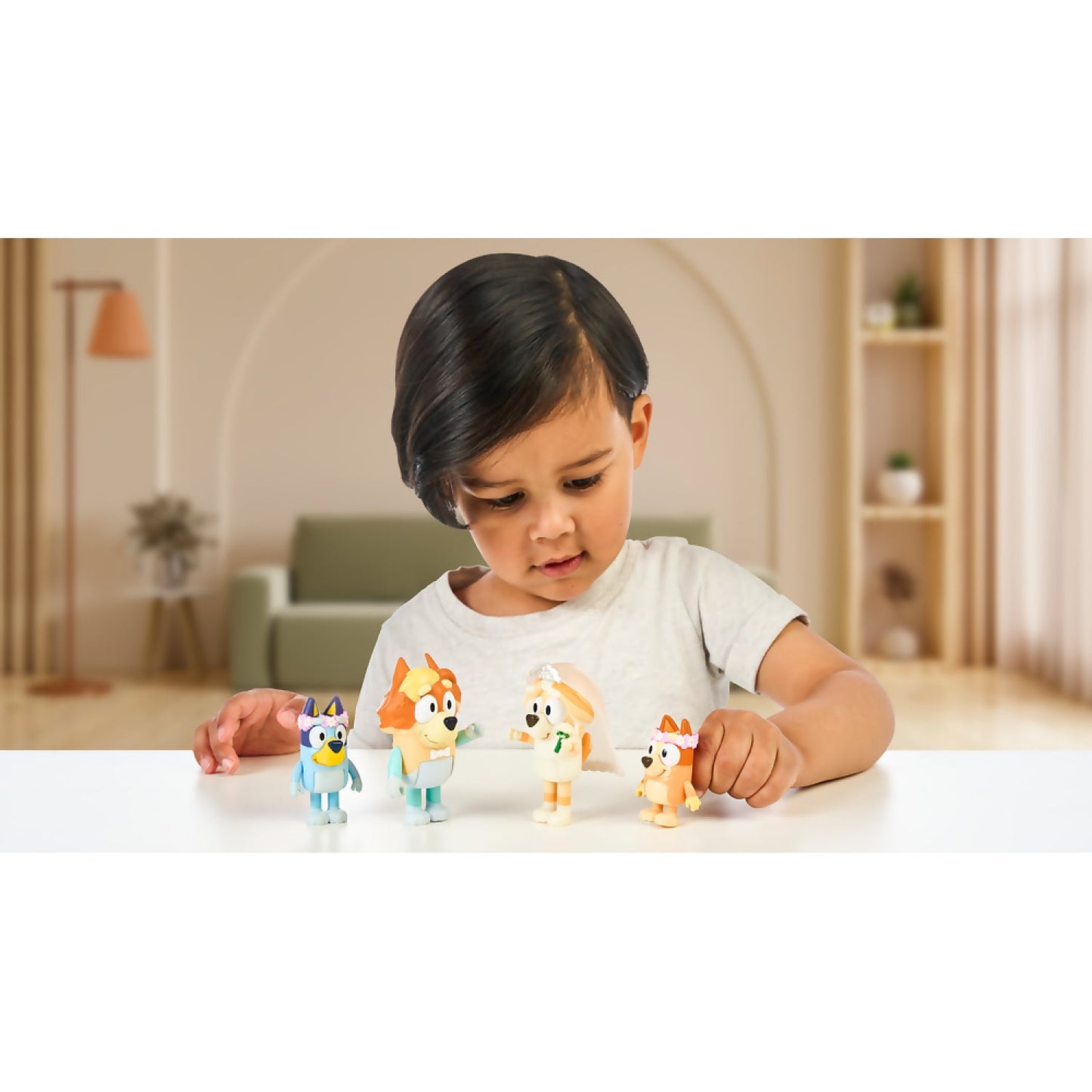 Bluey - Wedding Time Figure 4 Pack S10