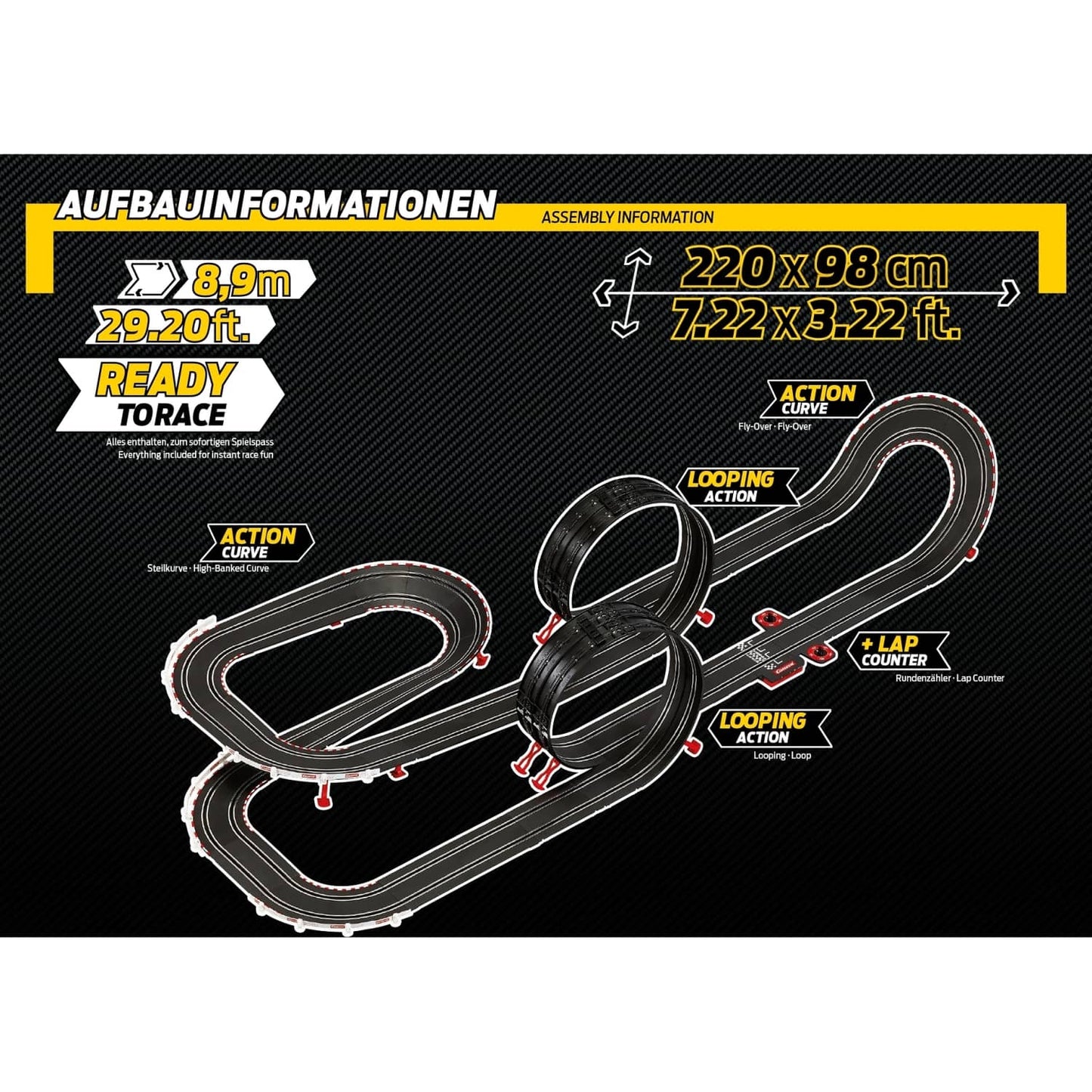 Carrera Go 1:43 DTM High Speed Showdown - Slot Car Set