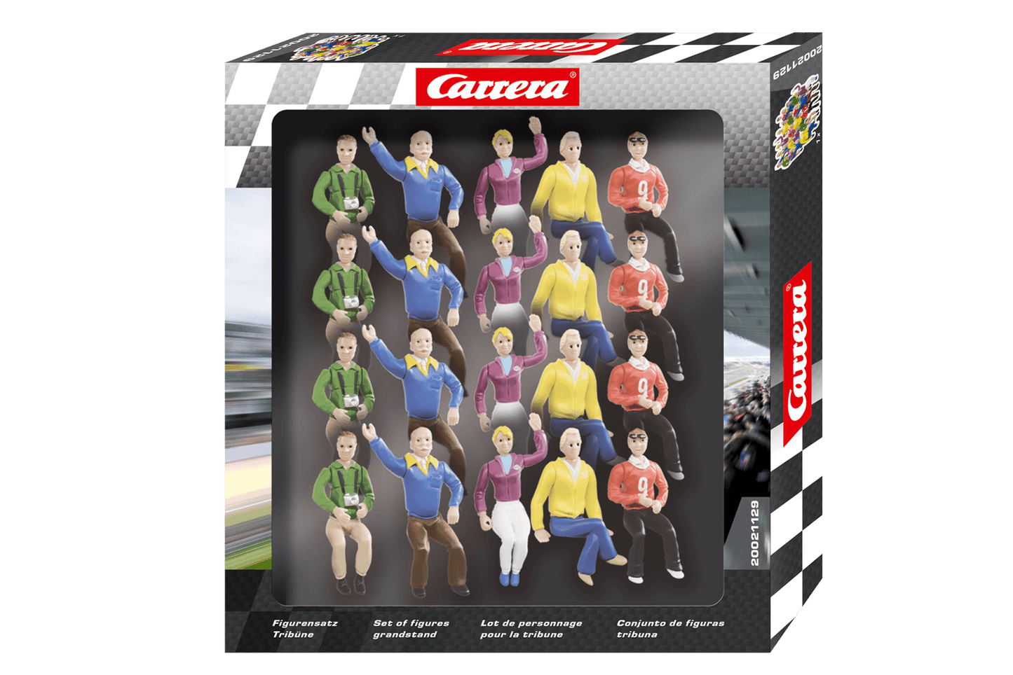 Carrera Accessories - Set of figures for the Grandstand Building - Suits Digital 1:24 1:32 and Evolution Model No.20021129