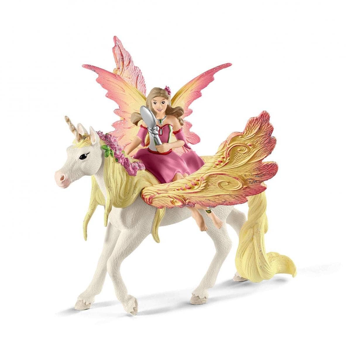 Schleich - Fairy Feya With Pegasus Unicorn Bayala Magical Fantasy Figurine