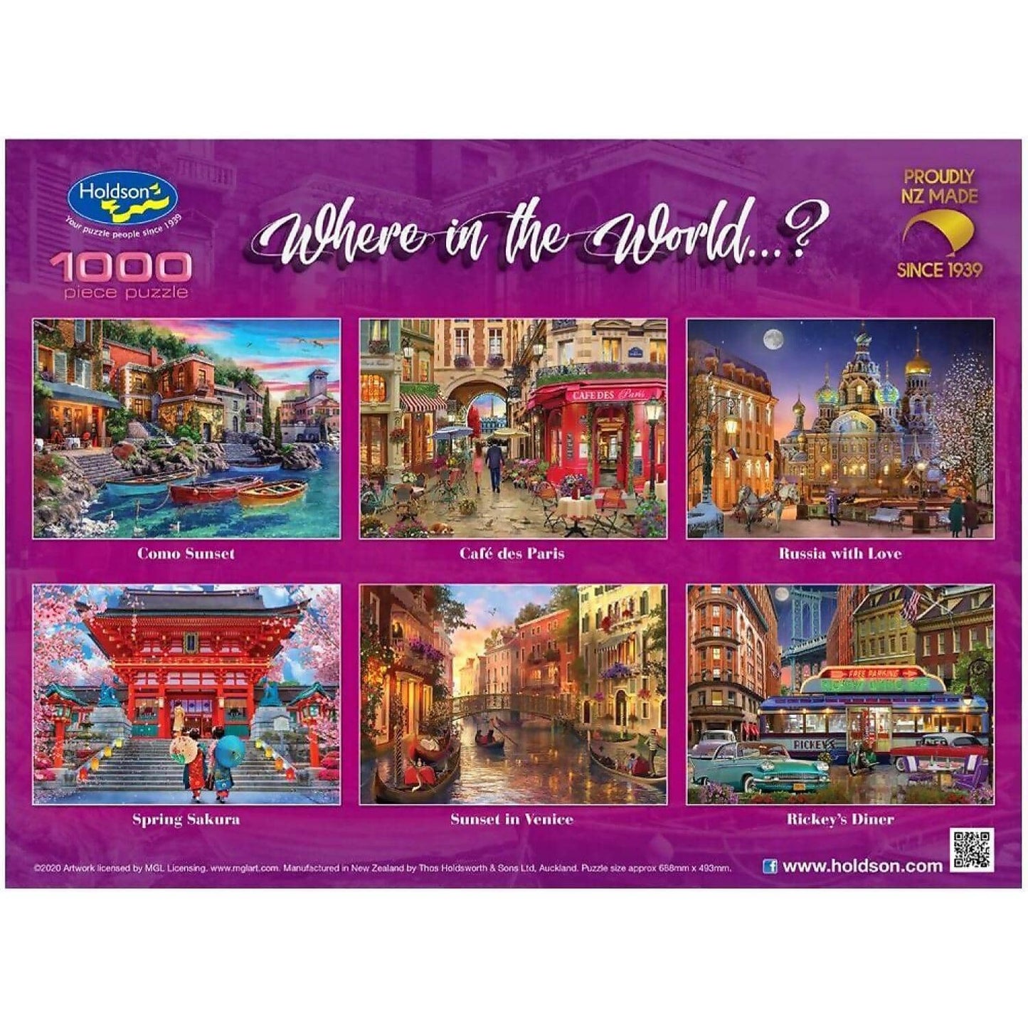 Holdson - Russia With Love Where In The World Jigsaw Puzzle 1000 Pieces