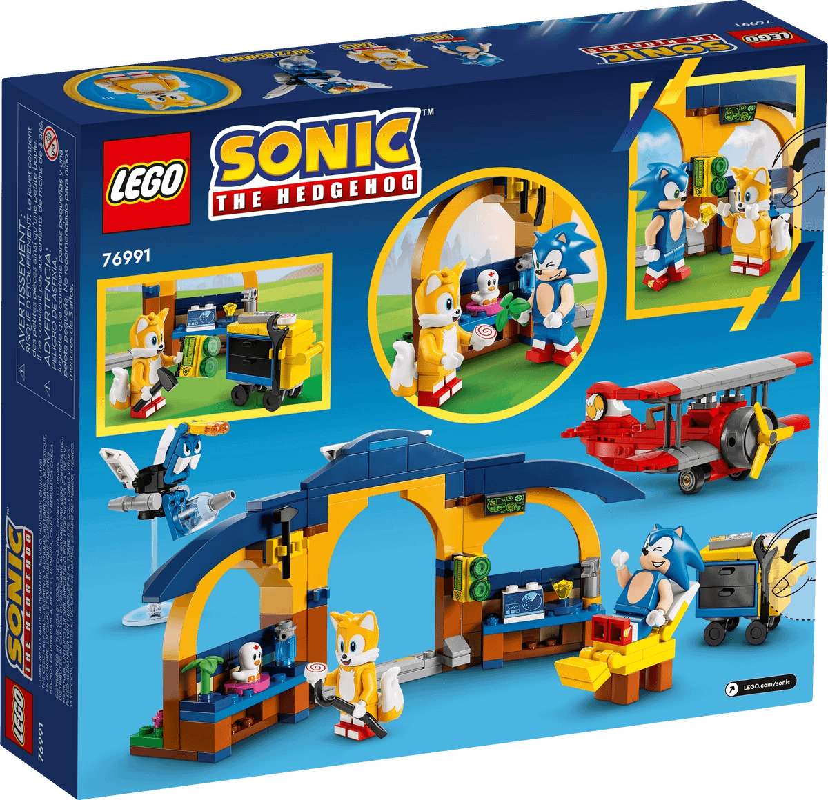 LEGO 76991 Tails' Workshop and Tornado Plane - Sonic the Hedgehog