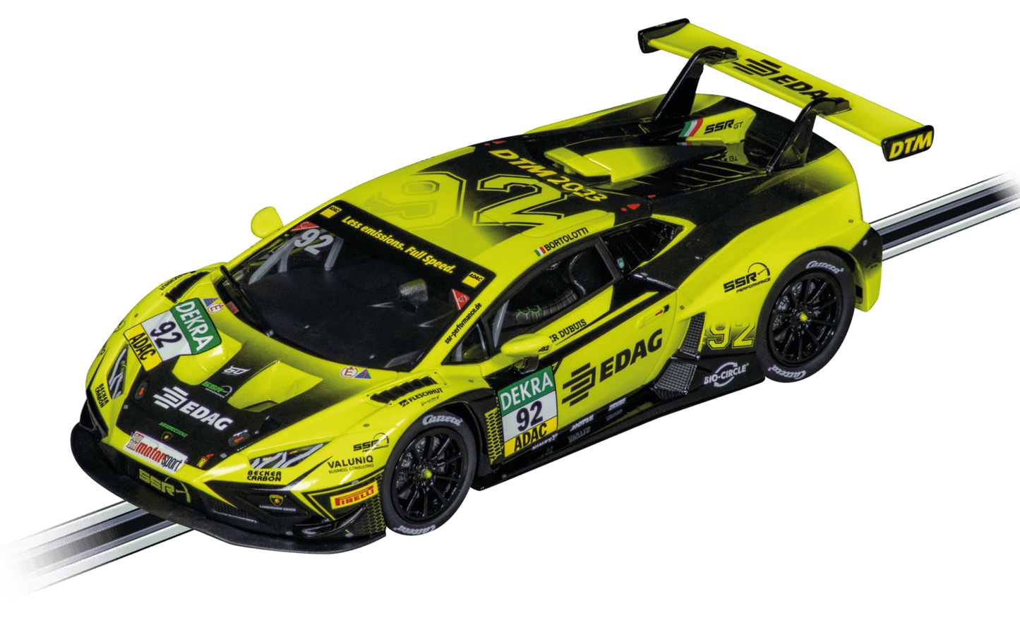 Carrera Evolution 1:32 - Lamborghini Huracan GT3 Evo2 SSR Performance M.Bortolotti No.92 DTM 2023 - Slot Car Also Suits Scalextric