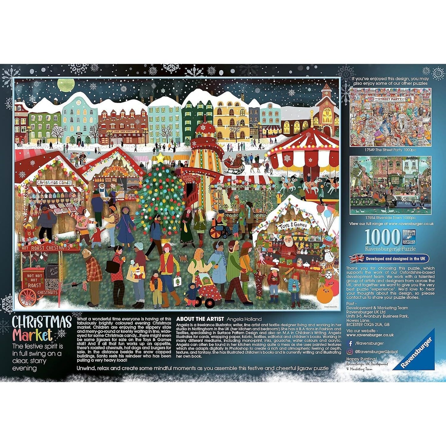 Ravensburger - Christmas Market Jigsaw Puzzle 1000 Pieces