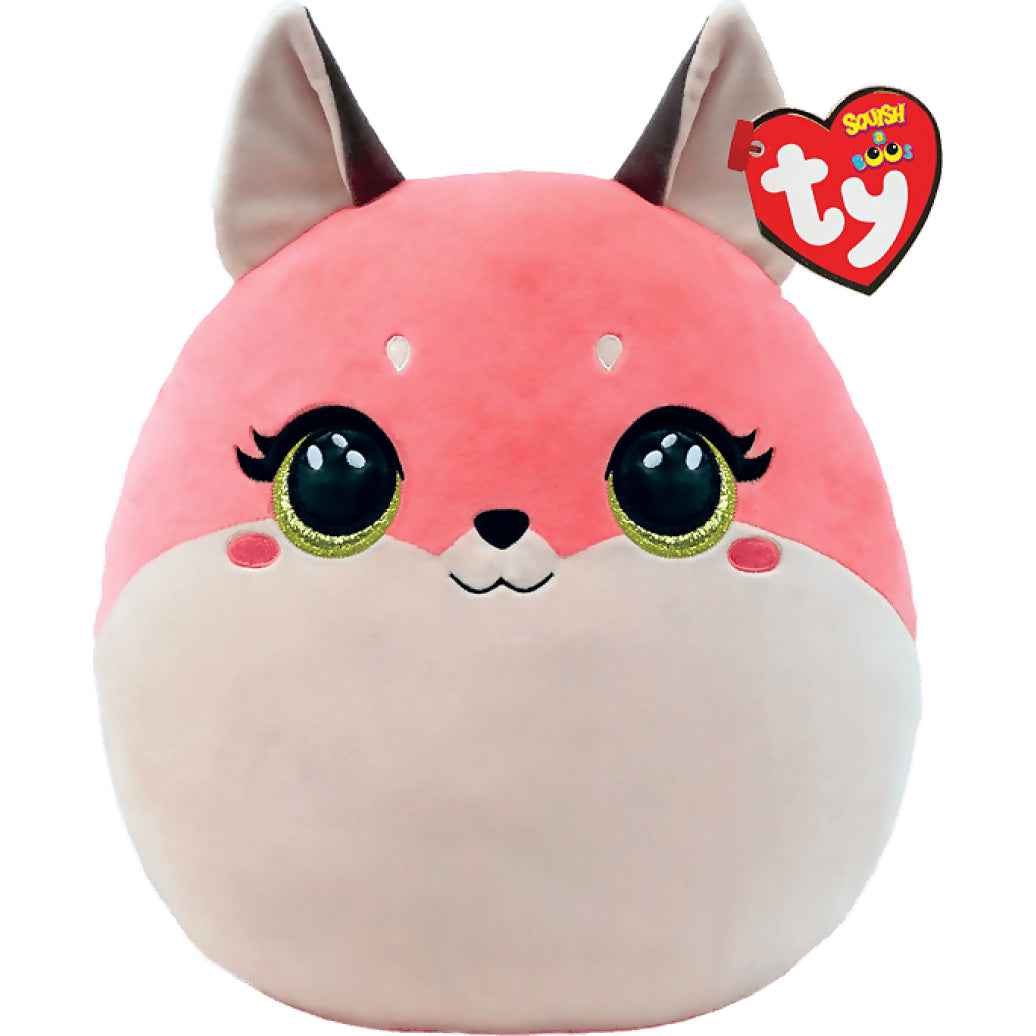 Ty Squish-a-boos - Roxie The Pink Fox Medium 25cm - Squishy Beanies