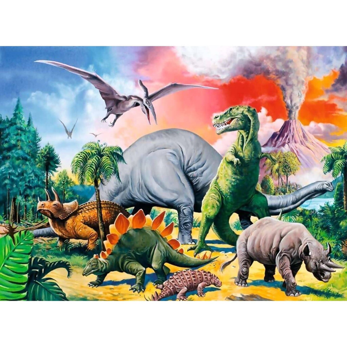 Ravensburger - Among The Dinosaurs Jigsaw Puzzle Xxl 100 Pieces