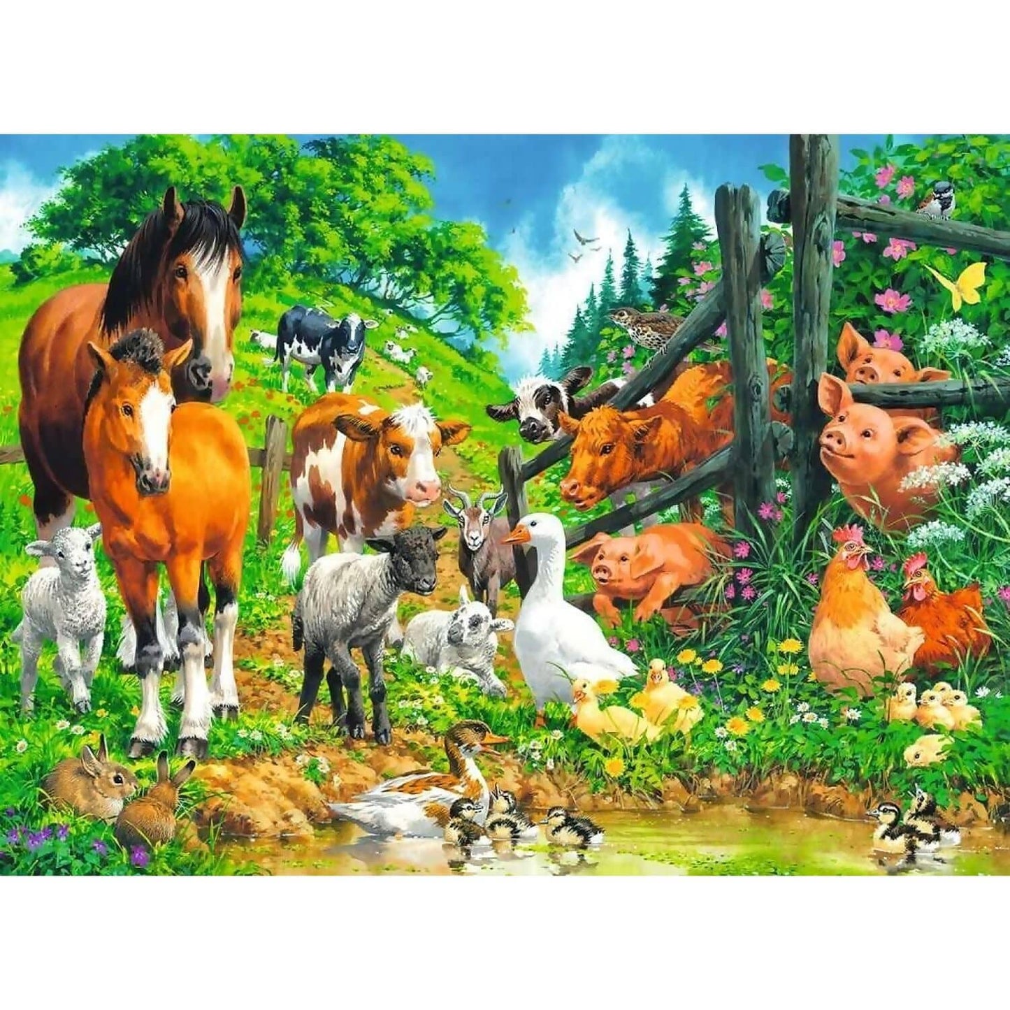 Ravensburger - Animal Get Together Jigsaw Puzzle 100 Pieces