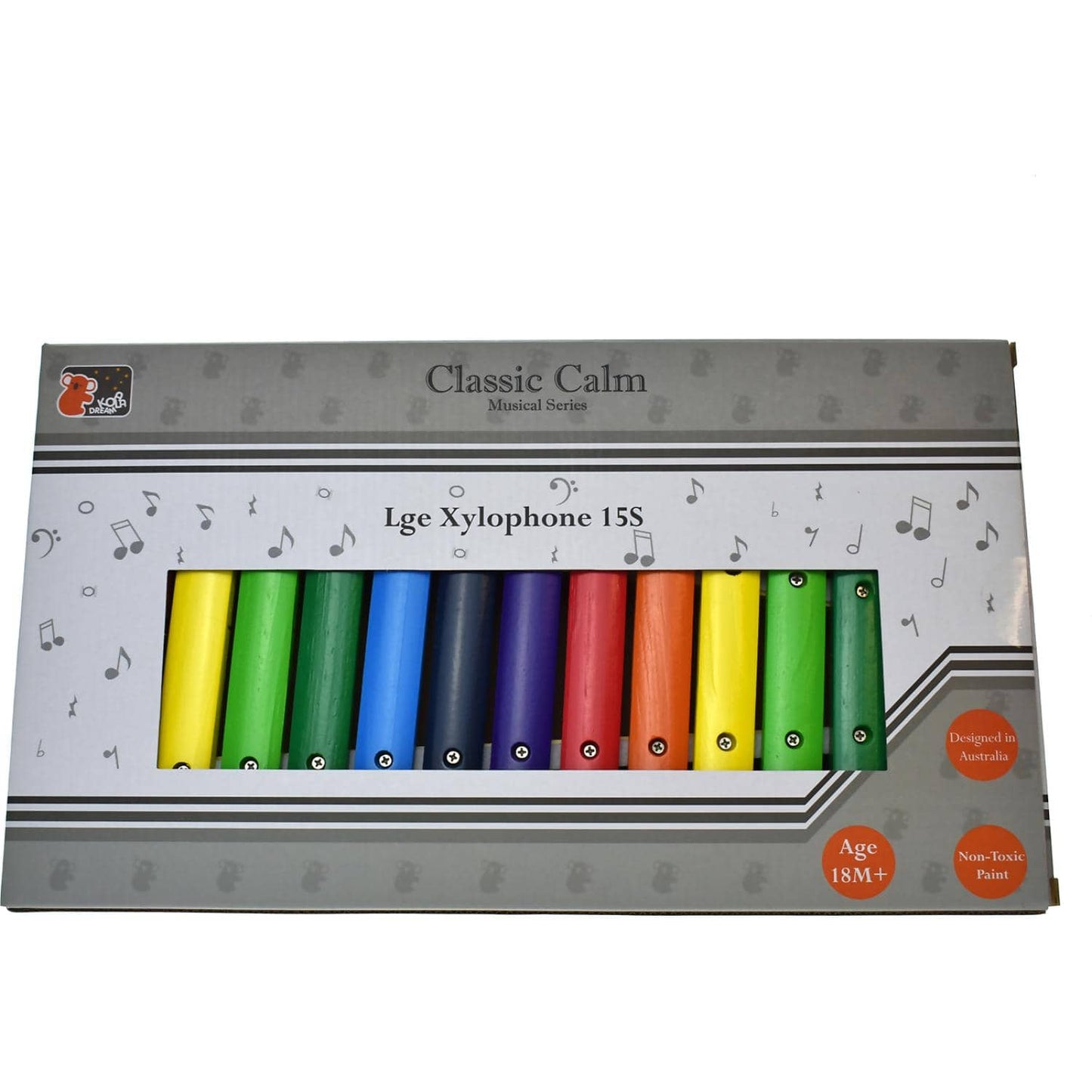 Koala Dream - Xylophone Rainbow Colours Large Wooden Toy