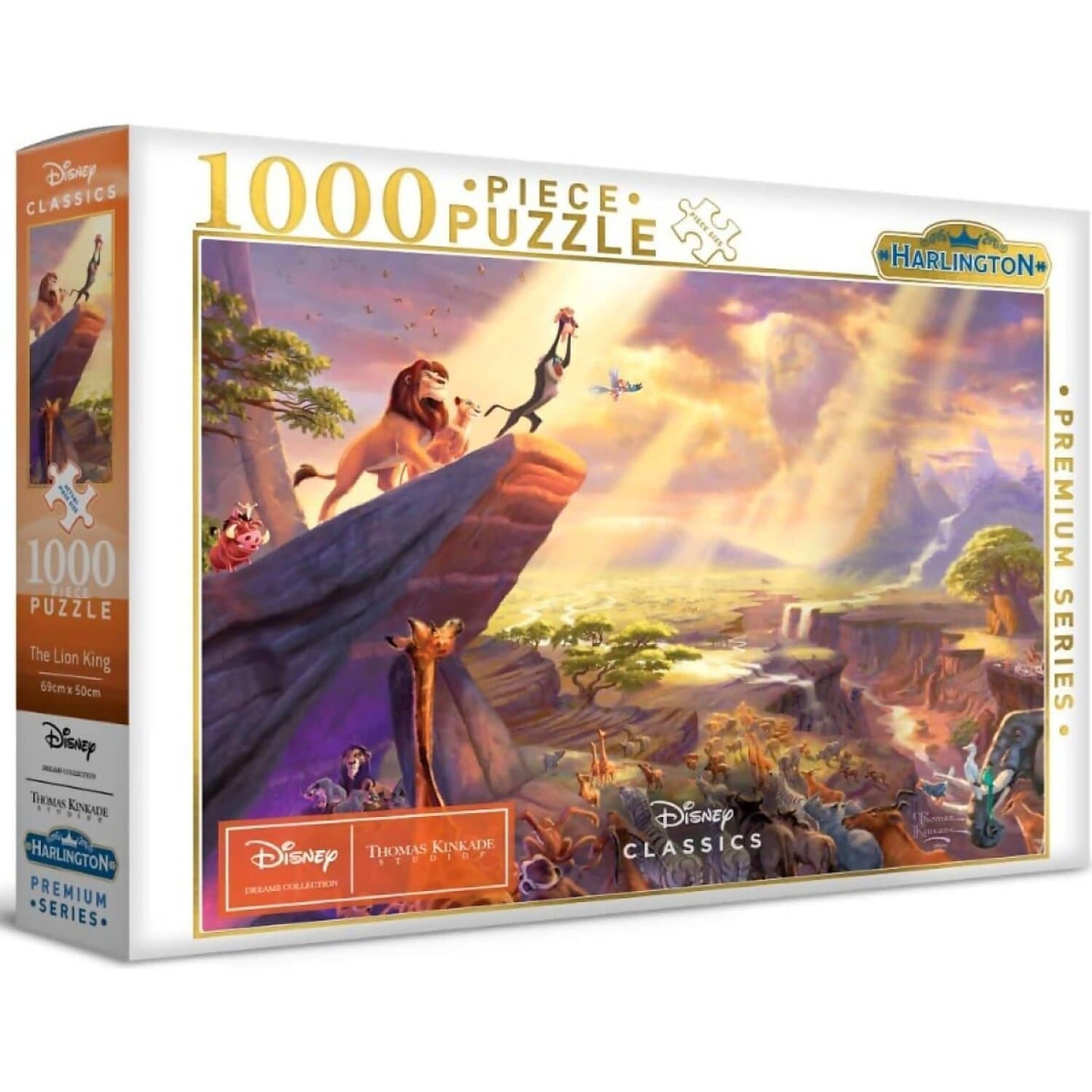 Harlington - Thomas Kinkade Disney The Lion King Jigsaw Puzzle 1000 Pieces