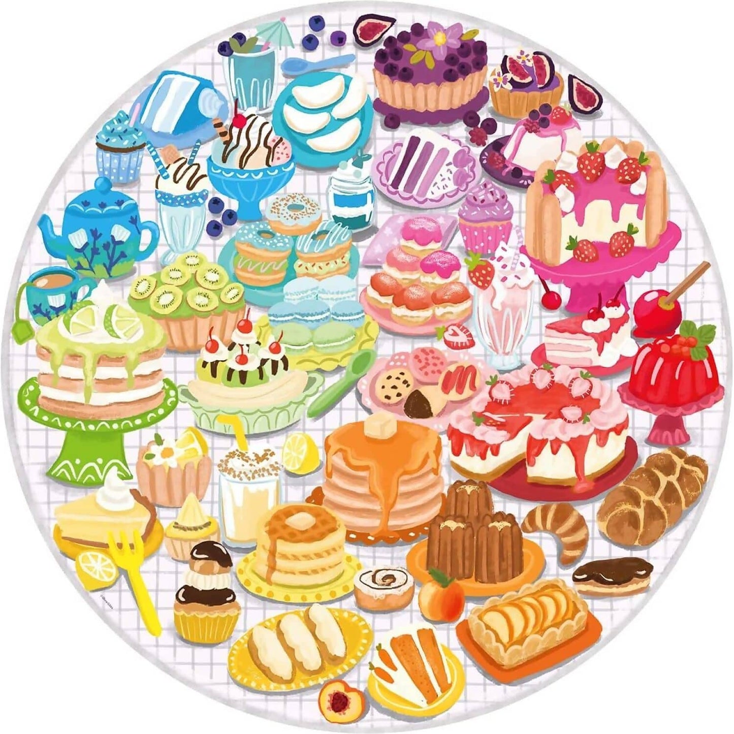 Ravensburger - Circle Of Colors Desserts Jigsaw Puzzle 500 Pieces