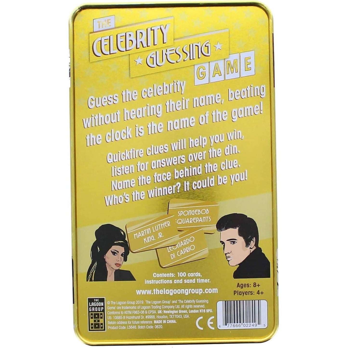 Lagoon - The Celebrity Guessing Tin Card Game