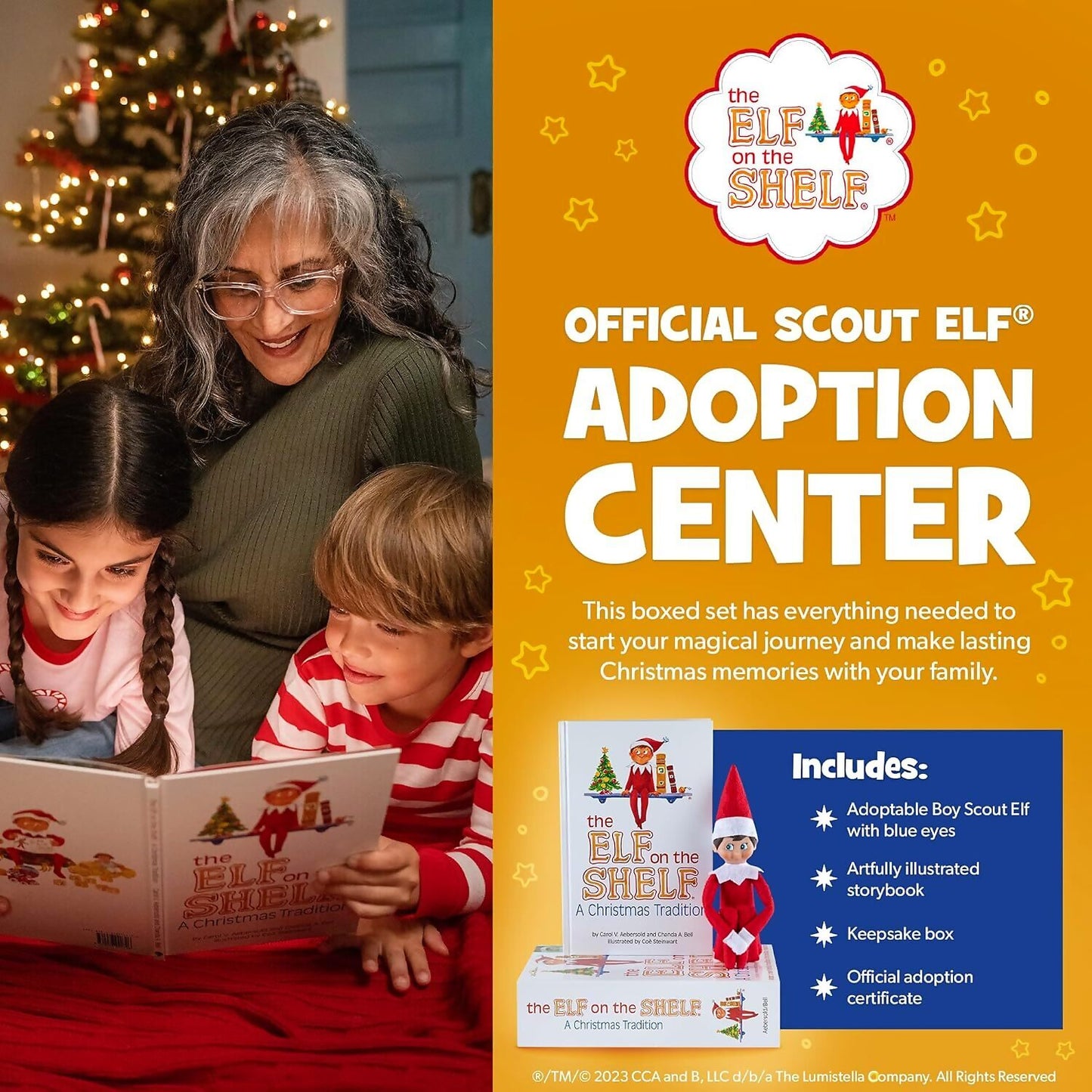 The Elf On The Shelf - A Christmas Tradition Elf and Book Box Set