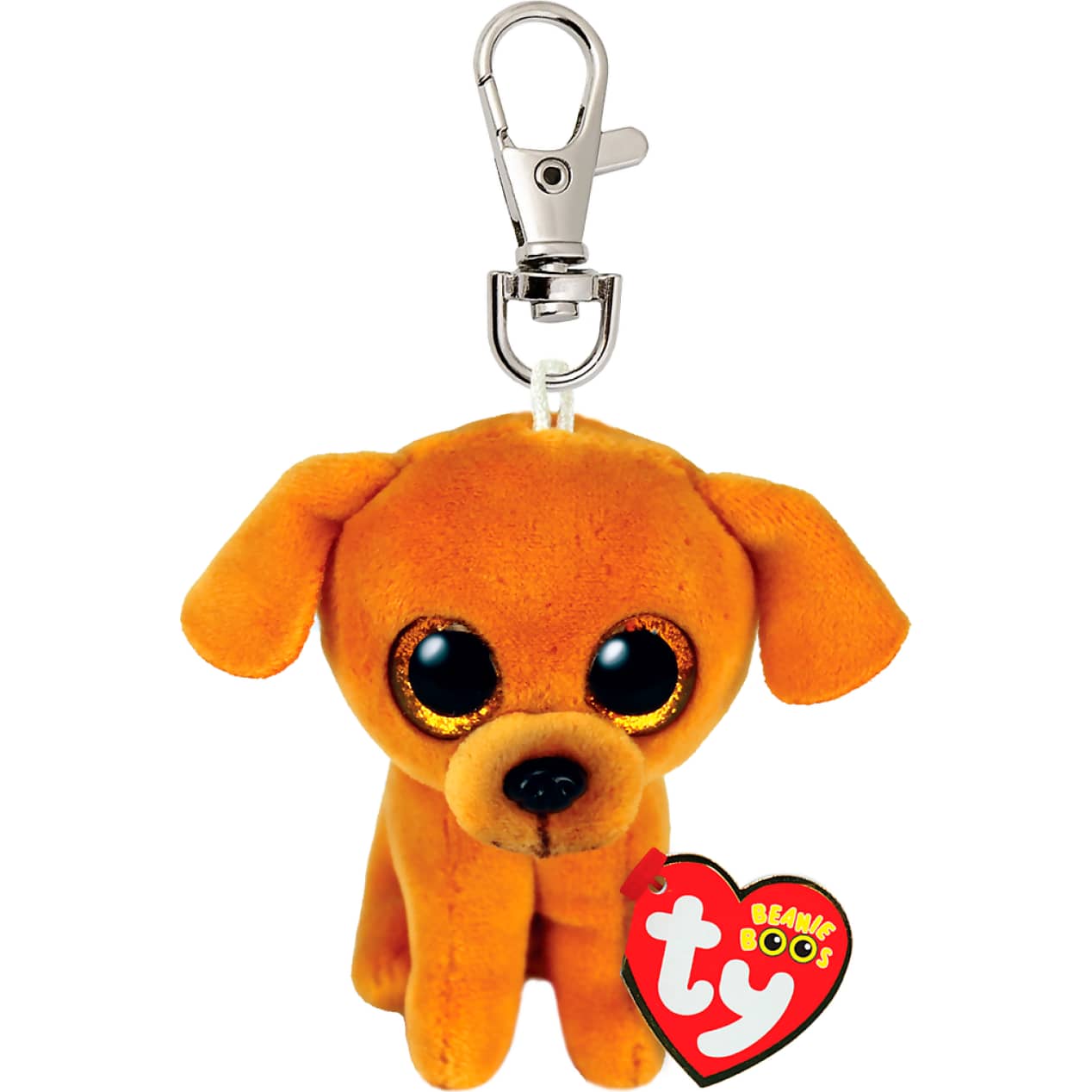 Ty Beanie Boos Clip On - Zuzu Tan Dog
