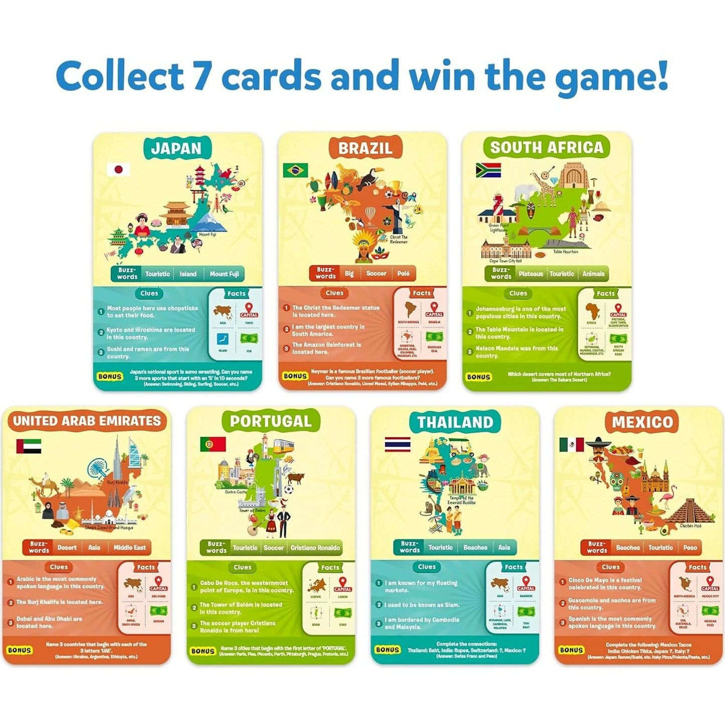 Skillmatics - Guess In 10 Countries Of The World Card Game