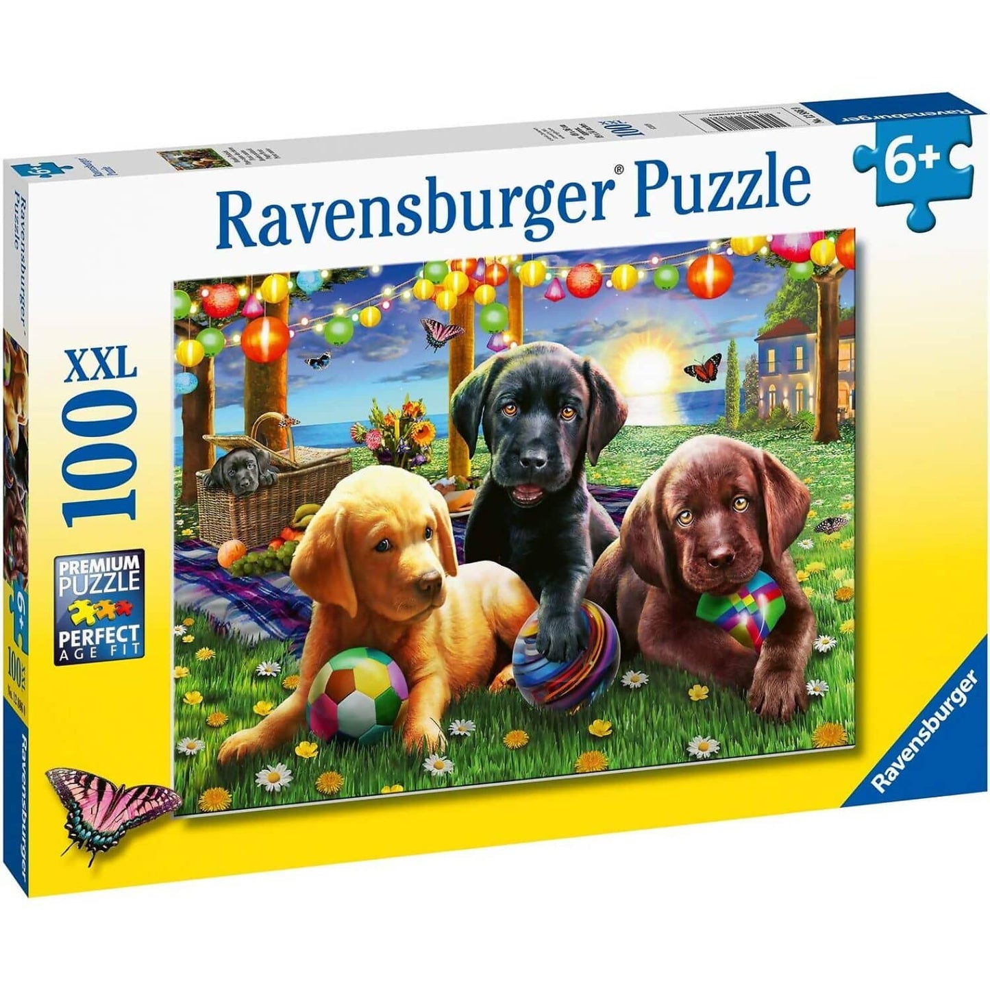 Ravensburger - Puppy Picnic Jigsaw Puzzle 100 Pieces