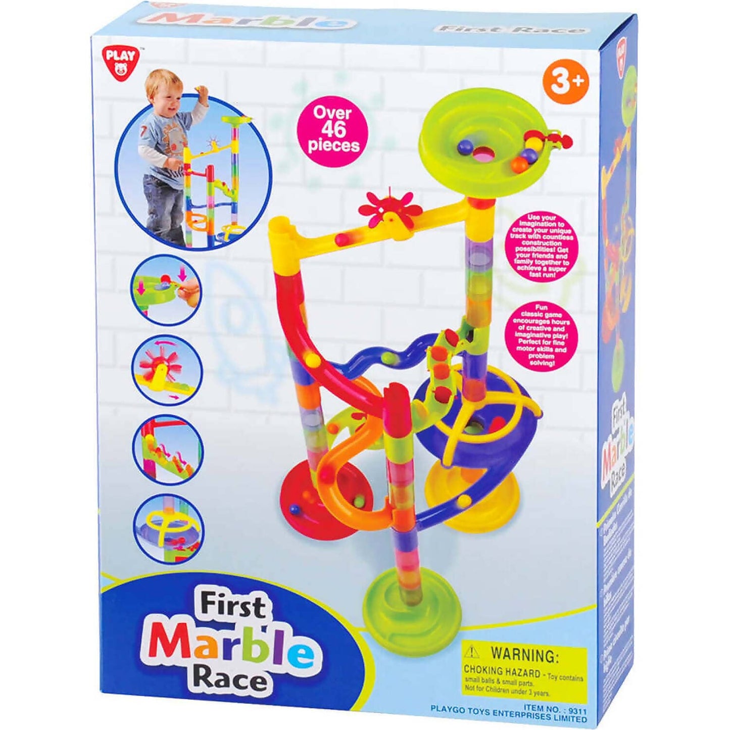 Playgo Toys Ent. Ltd - My First Marble Race 46 Pieces