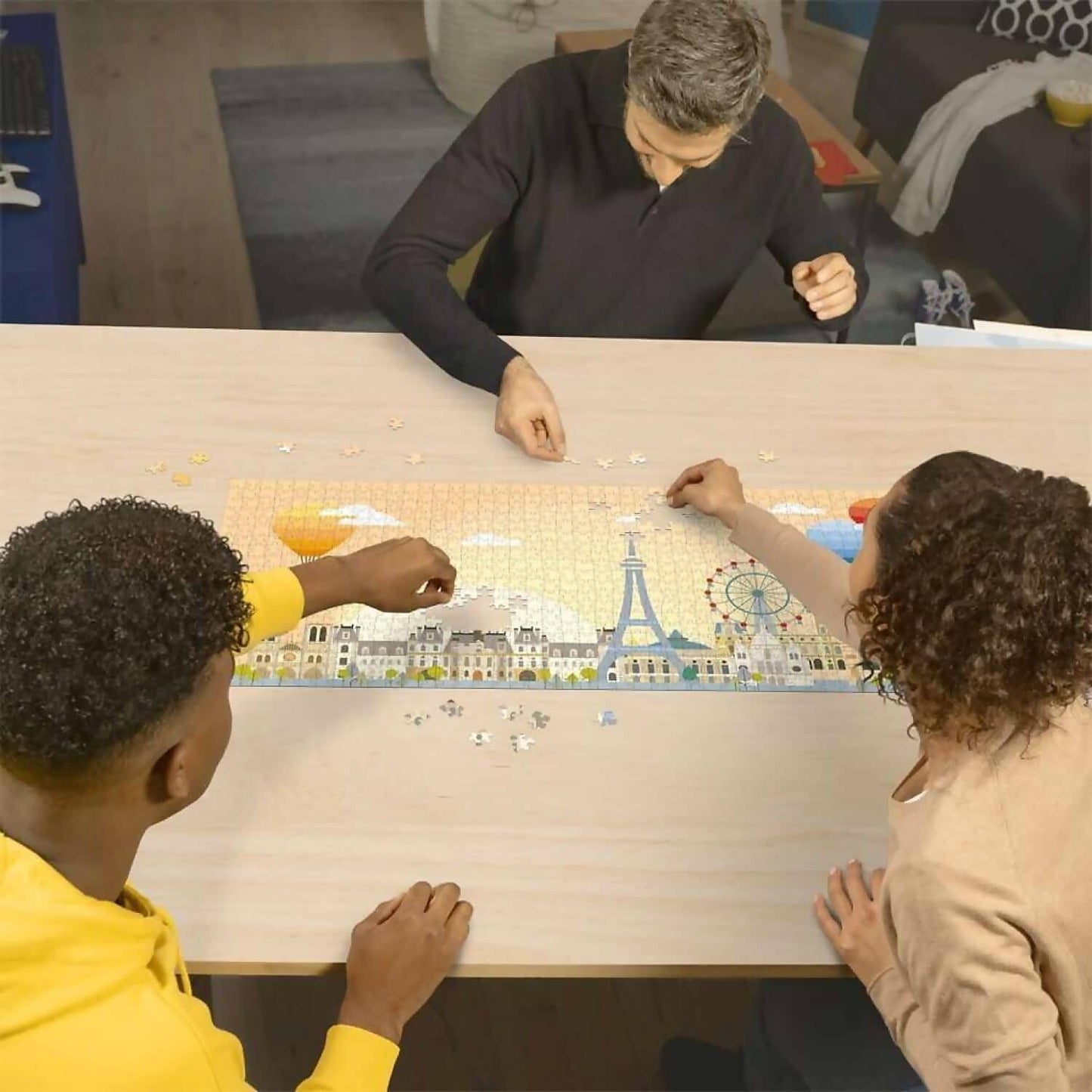 Ravensburger - A Day In Paris Panorama Jigsaw Puzzle 1000 Pieces