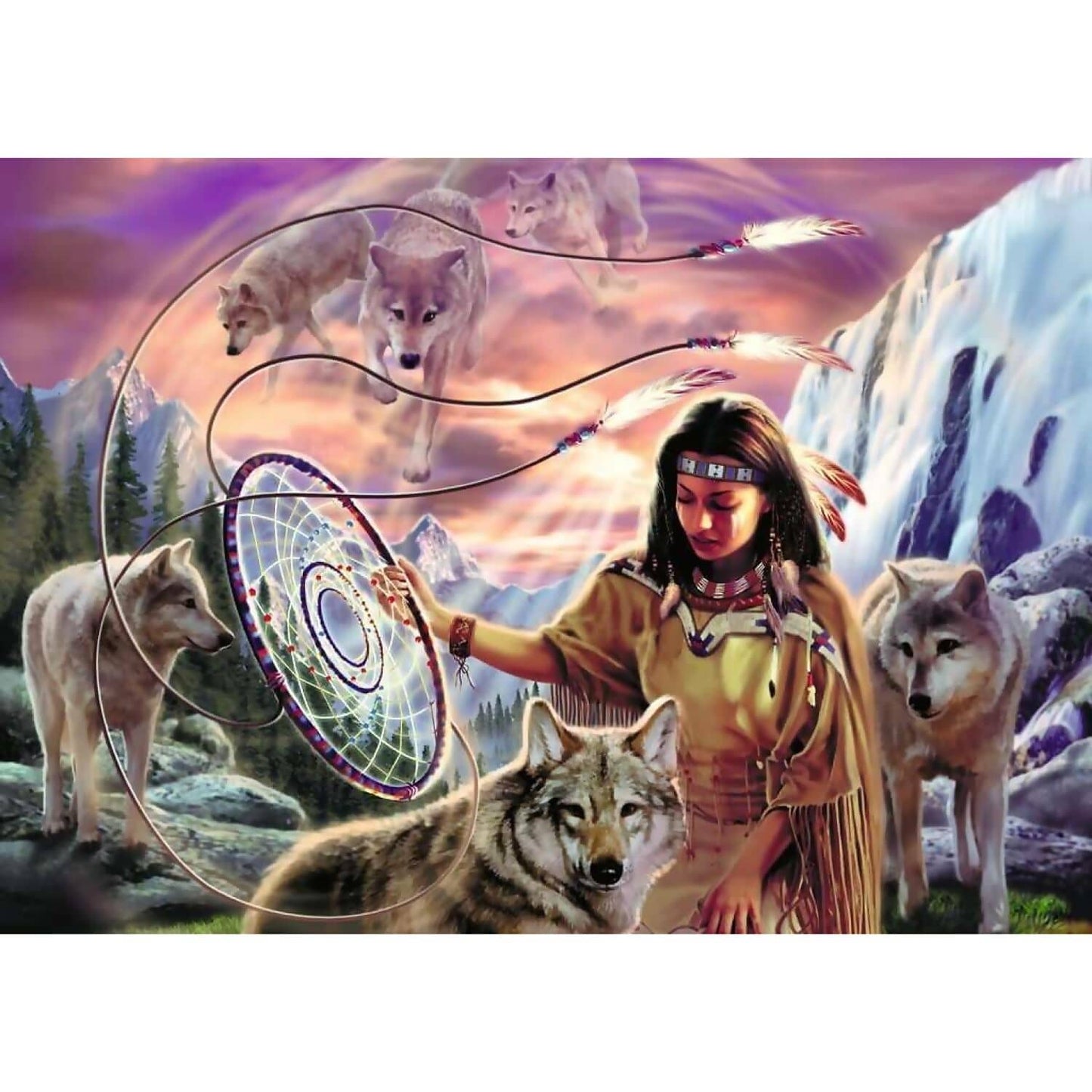 Ravensburger - Indian Spirit The Dream Catcher Jigsaw Puzzle 1000 Pieces
