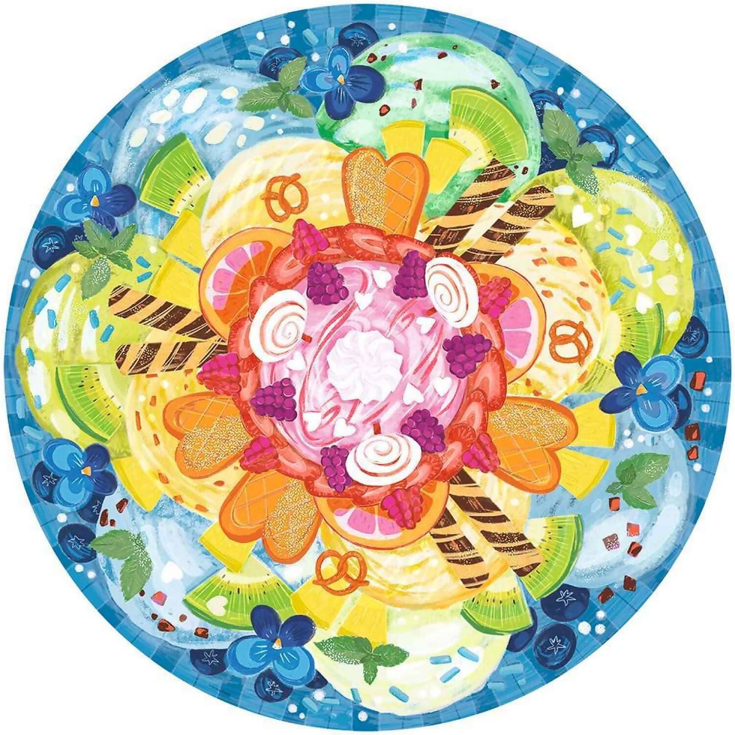 Ravensburger - Circle Of Colors Ice Cream Jigsaw Puzzle 500 Pieces