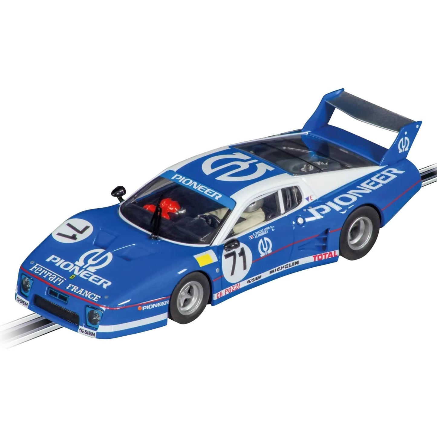 Carrera Digital 1:32 - Ferrari 512 BB LM C Pozzi No.71 - Slot Car Also Suits Scalextric