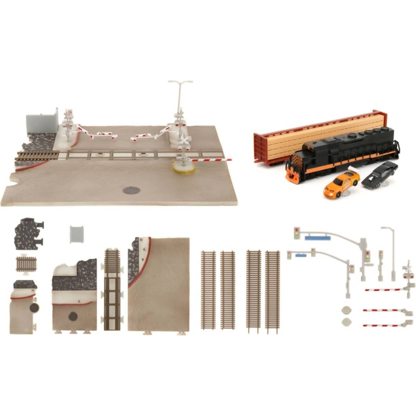 Jada Toys - Fast & Furious Nano Train Scene Scale Diecast Set