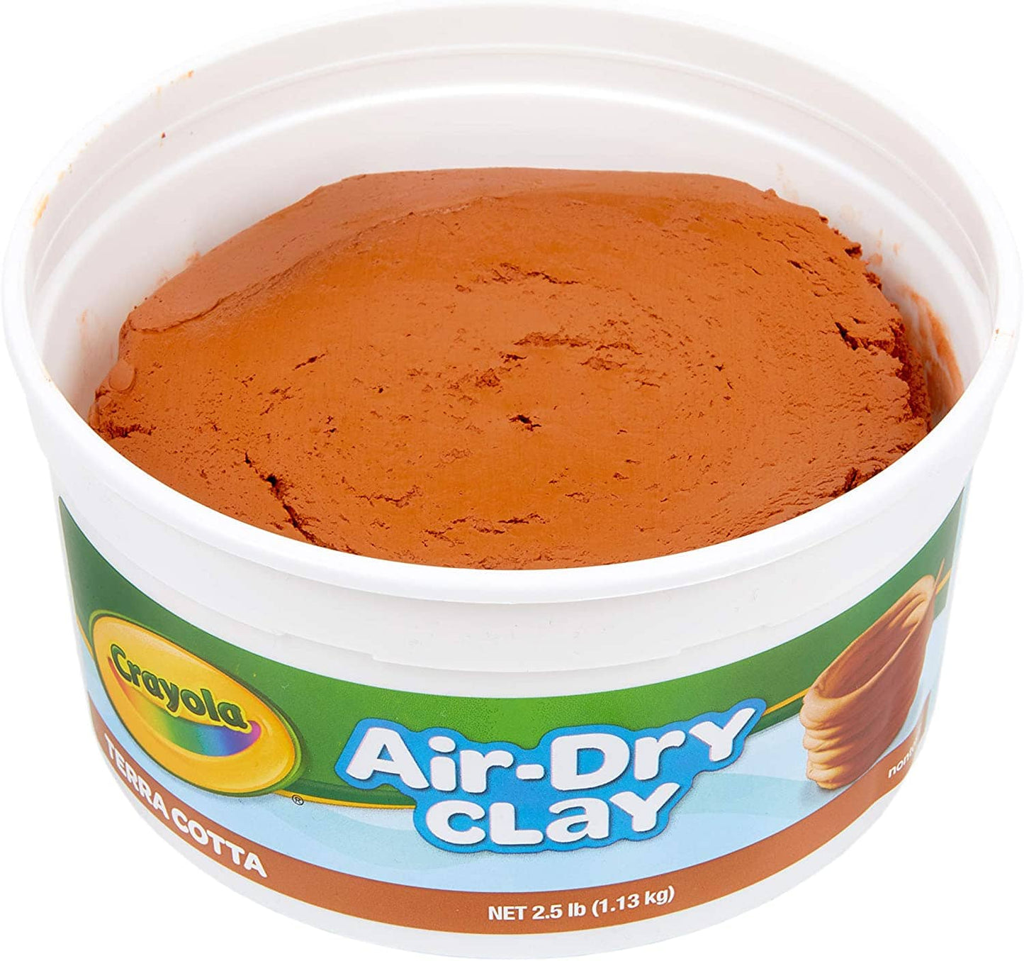 Crayola 1.13 Air Dry Clay Terracotta Colour Sculpt Model Clay Great For Art Projects! Crayola