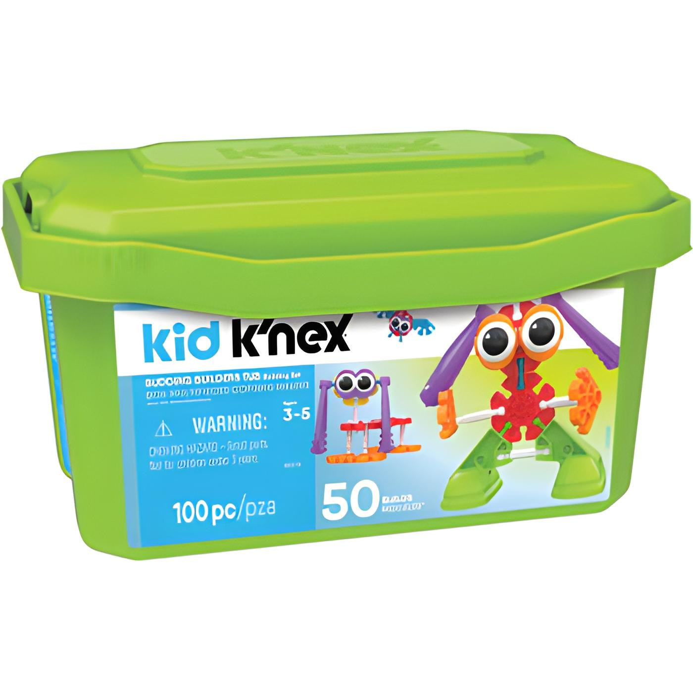 K'nex - Kid K'nex Budding Builders Tub 100 Pieces