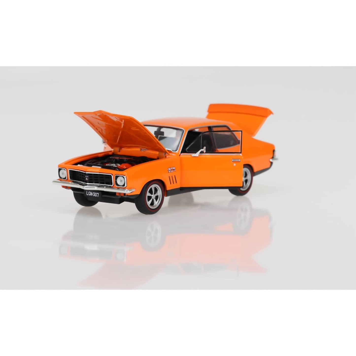 DDA Collectibles 1:24 Scale - Lone O Ranger LJ 308 Torana Fully Detailed Opening Doors Bonnet and Boot - Diecast Model
