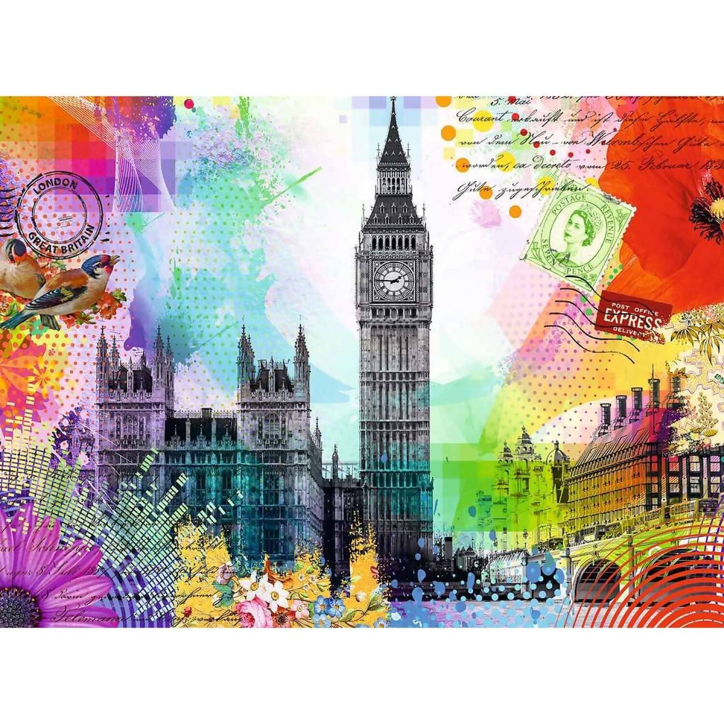 Ravensburger - London Postcard Jigsaw Puzzle 500 Pieces