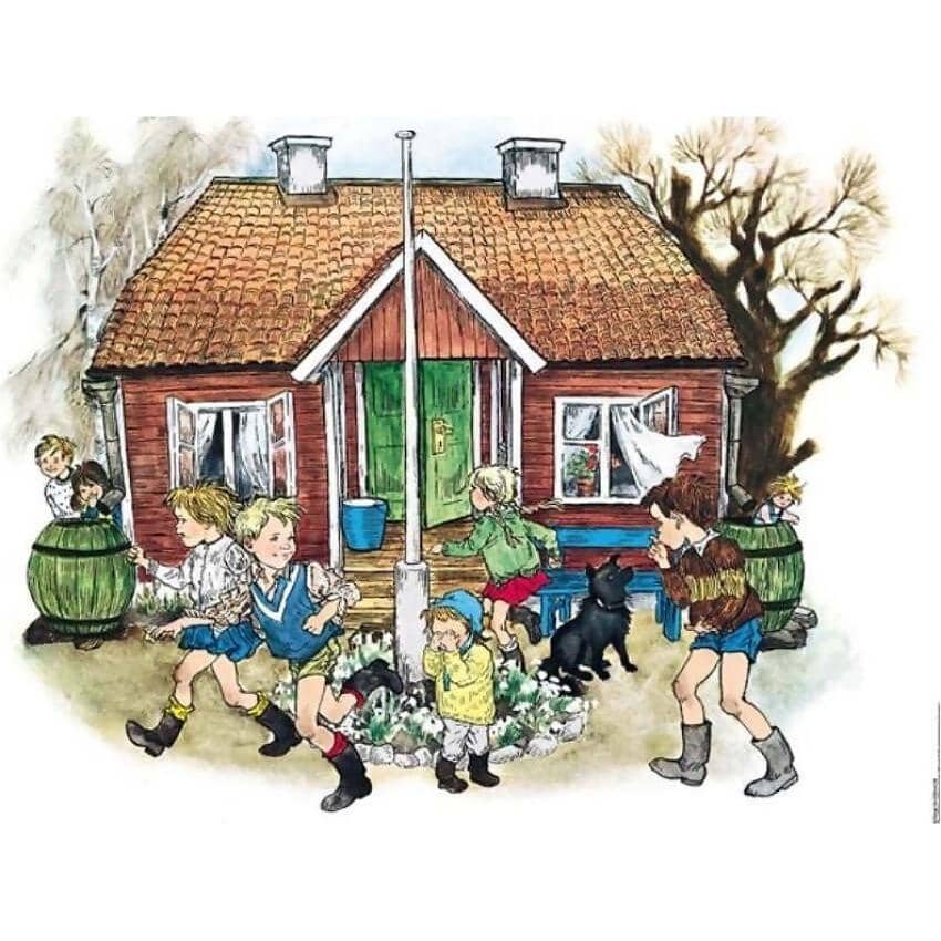 Ravensburger - Children Of Noisy Village Jigsaw Puzzle 1000 Pieces