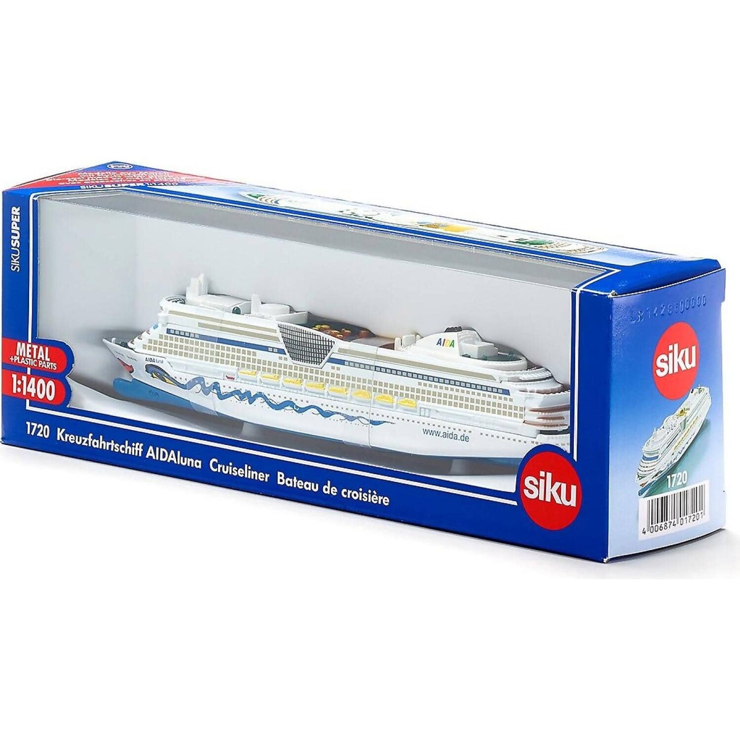 Siku - Aida Cruise Ship Die-Cast Model