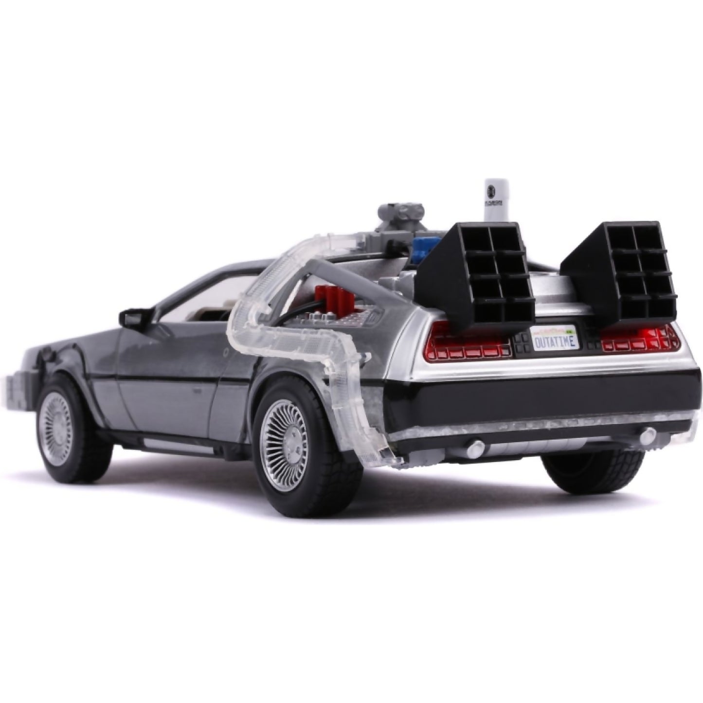 Jada Toys - Back to the Future Part II Delorean Time Machine 1:24 Scale Diecast Vehicle