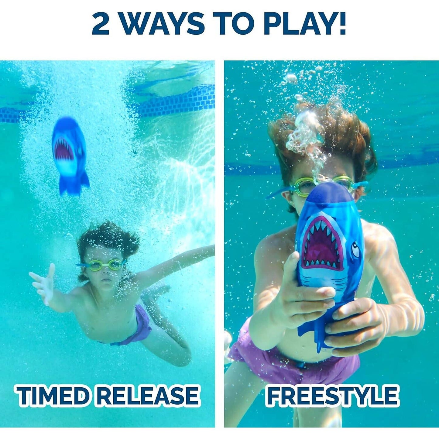 Swimways - Shark Rocket Torpedo Pool Toy - Spin Master