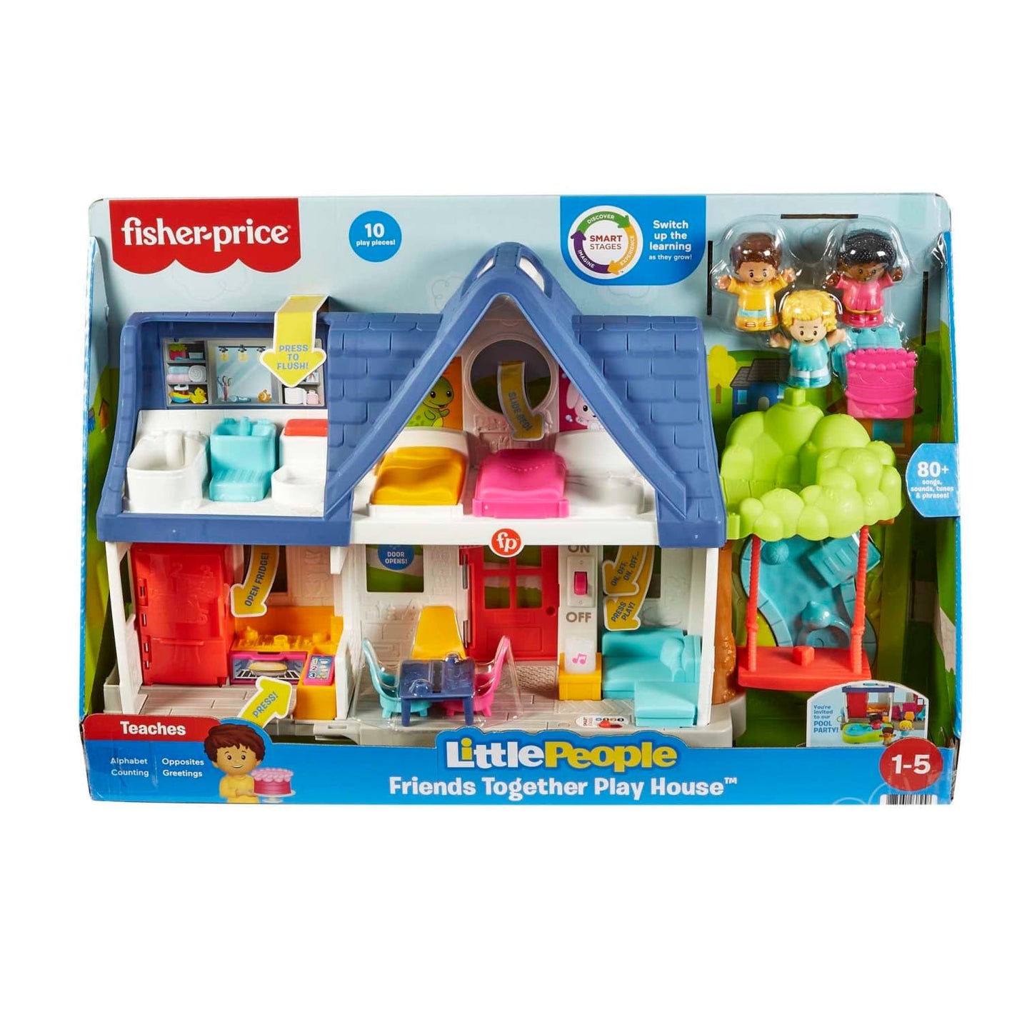 Fisher-Price - Little People Friends Together Play House Mattel