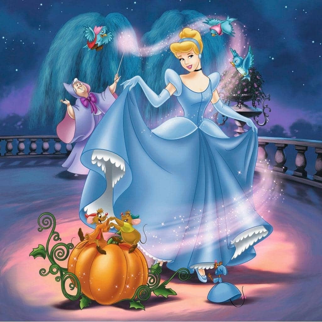 Ravensburger - Disney Princess Snow White Cinderella And Ariel 3x49 Piece Jigsaw Puzzle
