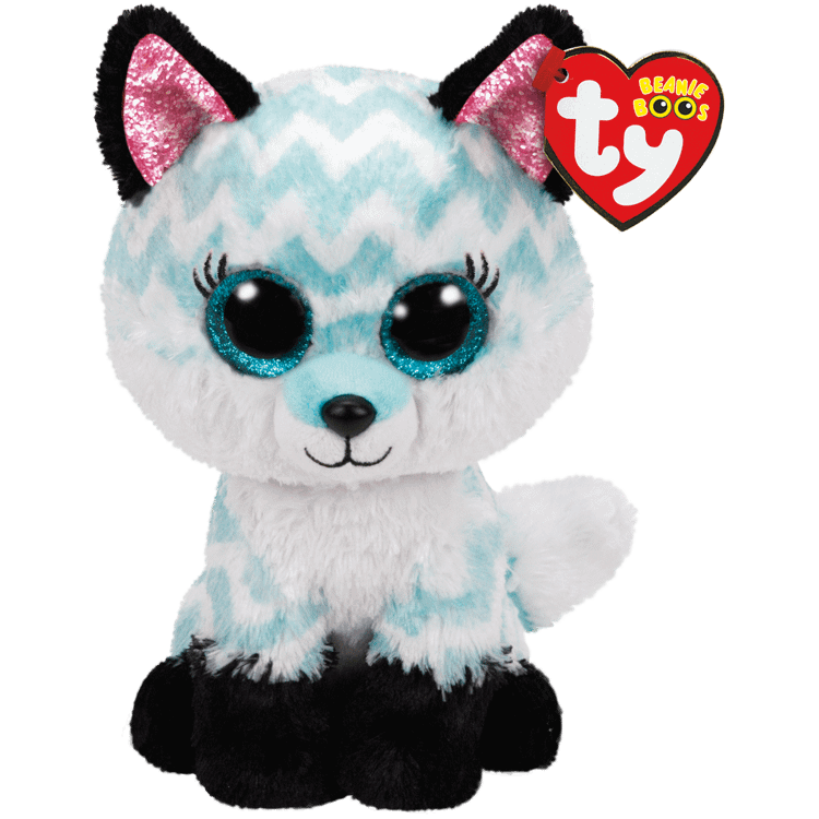Ty Beanie Boos - Atlas - Aqua Fox 15cm Small