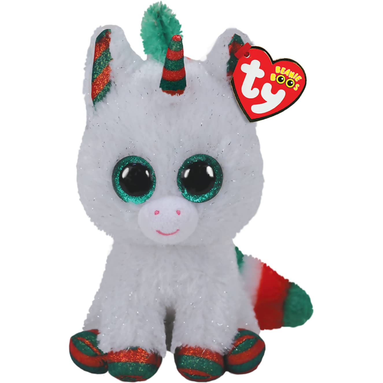 Ty - Beanie Boos - Xmas Unicorn Snowfall Small 15cm