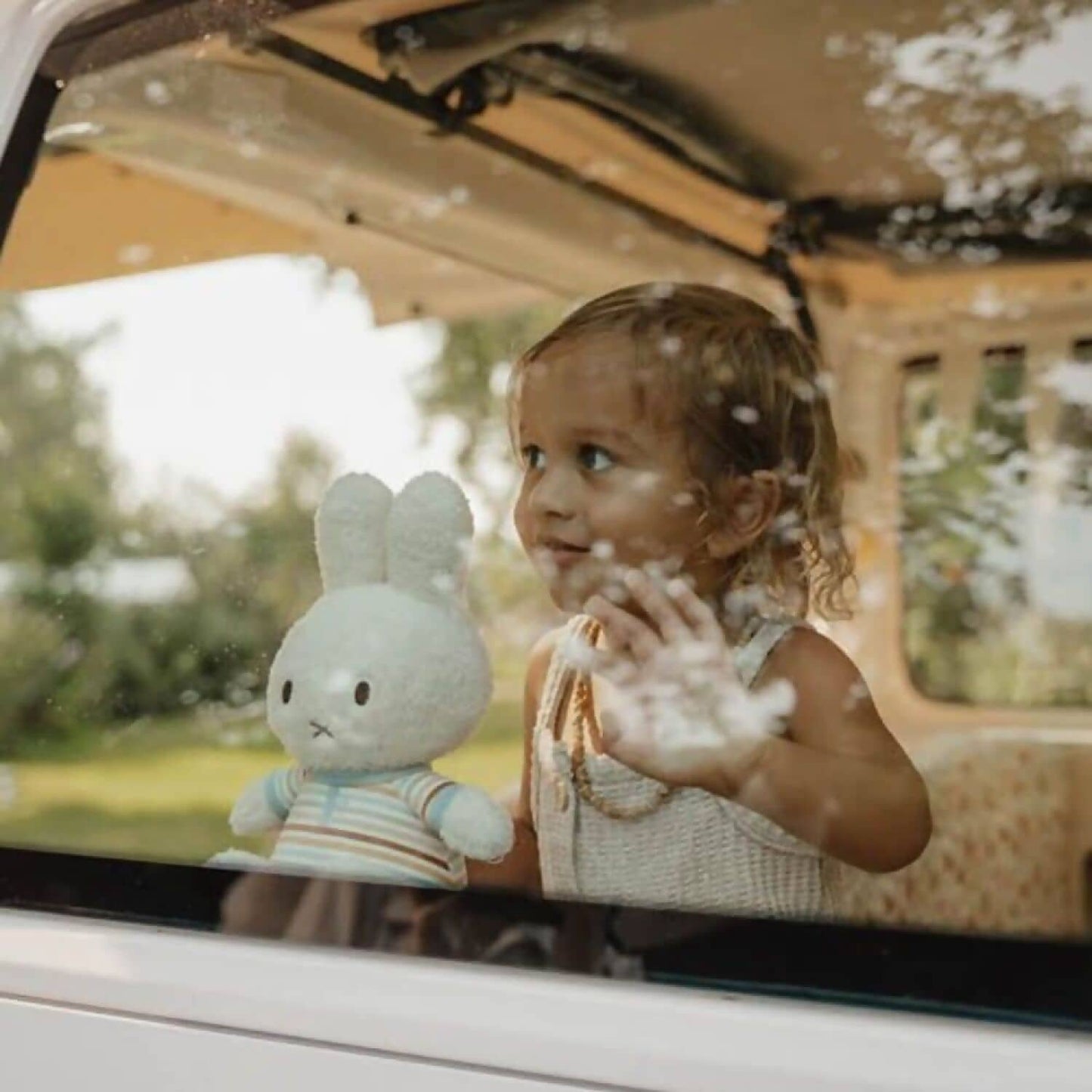 Little Dutch - Miffy Vintage Stripes Soft Toy Small 25cm Plush - Jasnor